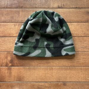 Boys Camouflage Fleece Beanie Size 4-7 years